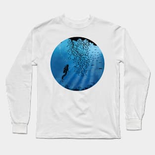 Scuba diving - Ocean vibes Long Sleeve T-Shirt